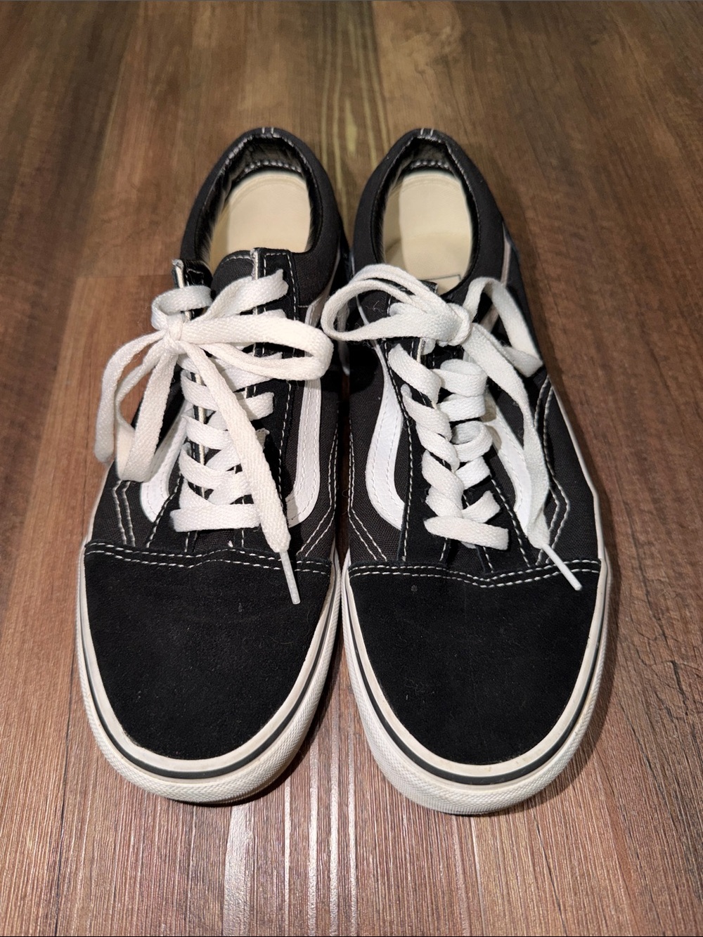 Unisex Vans Old Skool Black Men’s 6 Women’s 7.5 - Picture 2 of 7